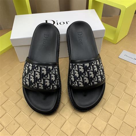 mens dior sliders|dior flip flops men.